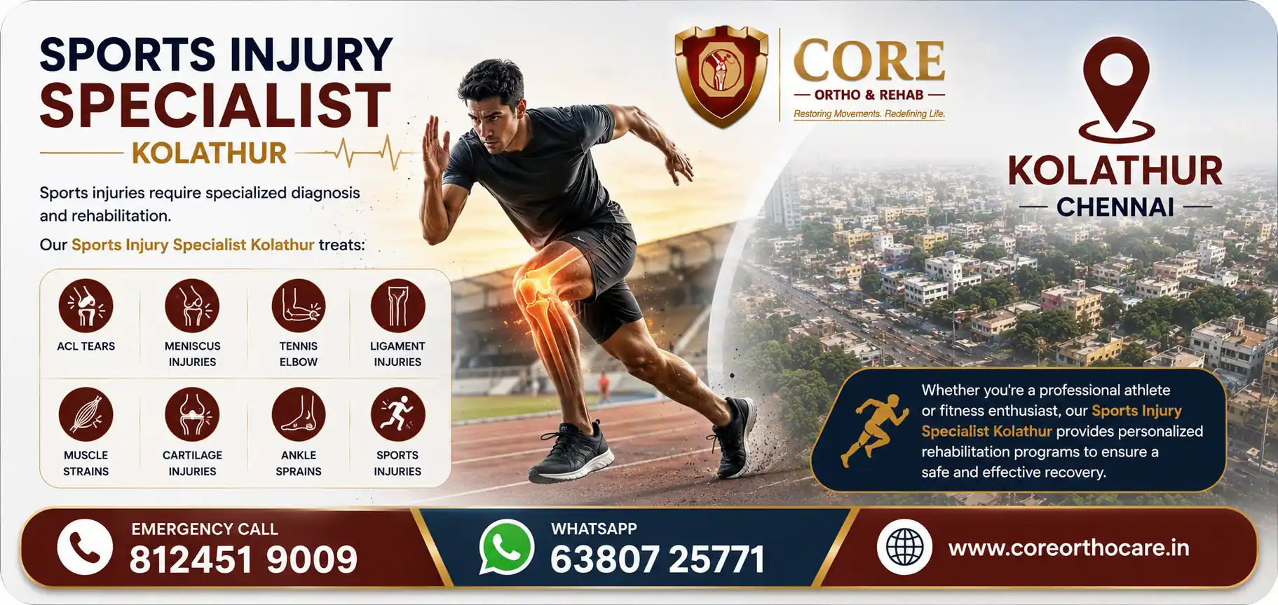 Sports Injury Specialist Kolathur