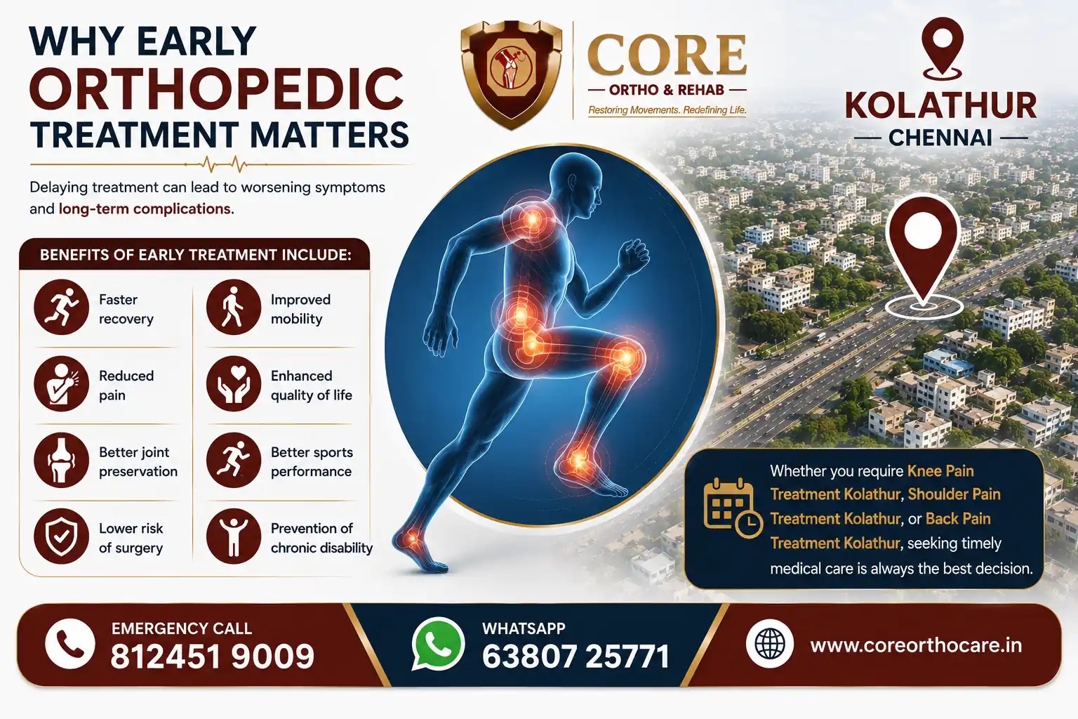 Benefits of early orthopedic treatment